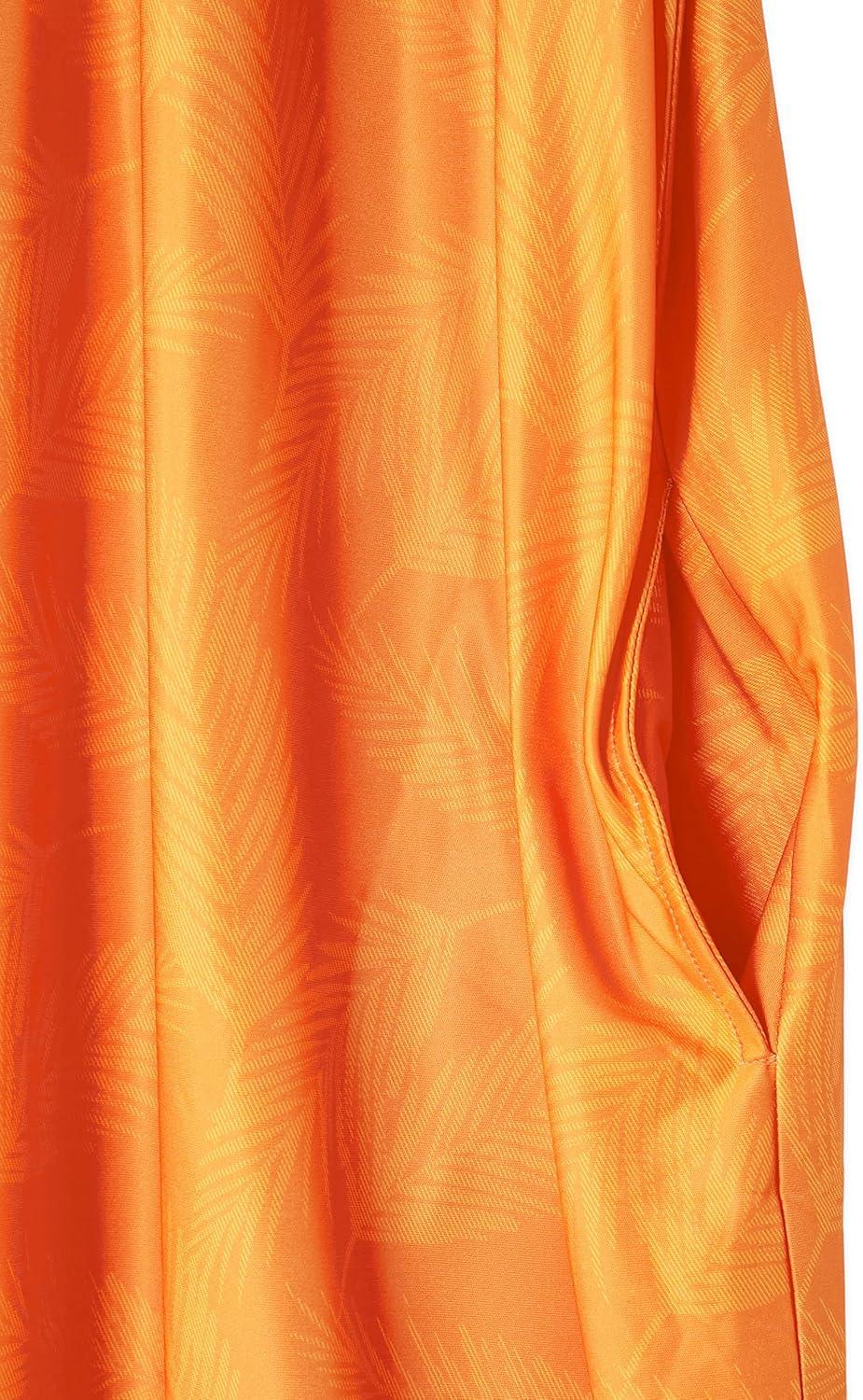 imageAmeriMark Casual Womens Patio Muumuu House Dress Loose Comfortable Short Sleeve Sun Dress Lounger Gown Sleepwear for LadiesCoral Tropical