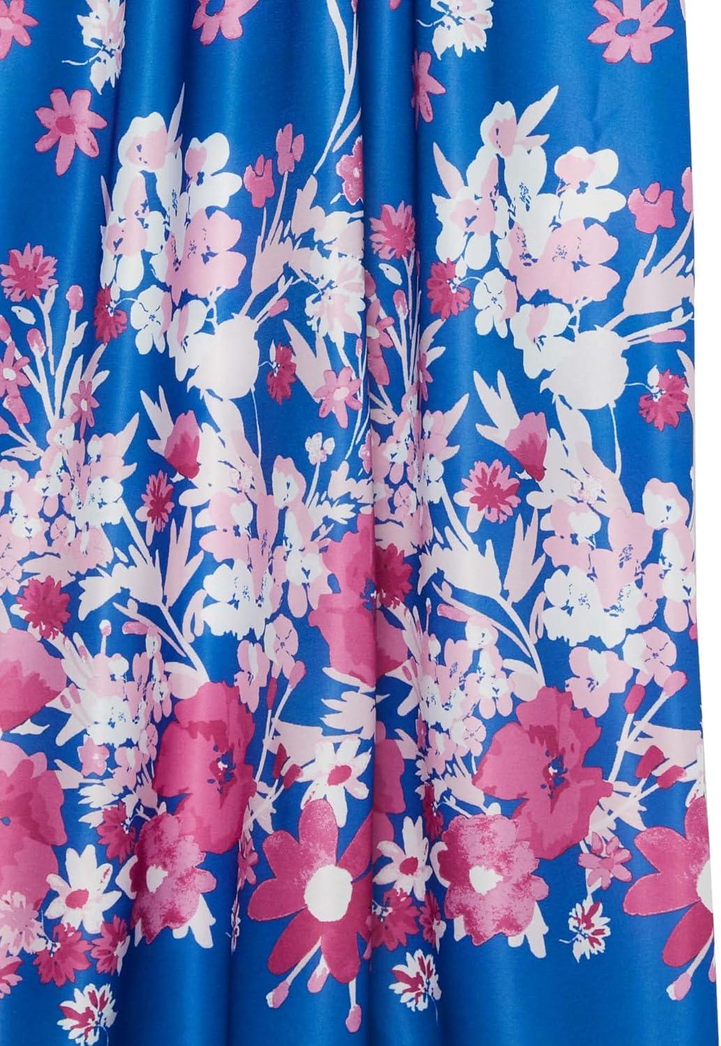 imageAmeriMark Casual Womens Patio Muumuu House Dress Loose Comfortable Short Sleeve Sun Dress Lounger Gown Sleepwear for LadiesRoyal Multi Floral