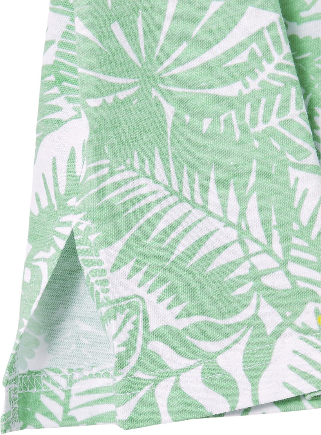 imageAmeriMark Print Knit PJ Sleepwear Two Piece Pajama Short Set for WomenClover