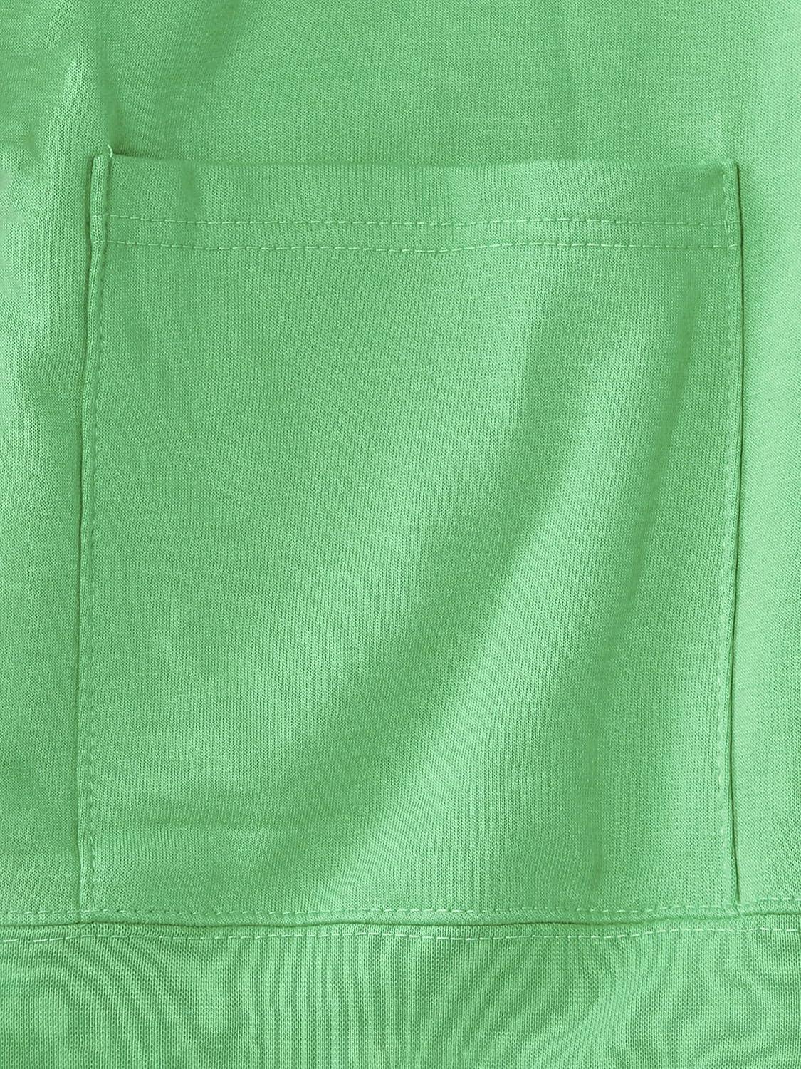imageAmeriMark Women Fleece Snap Button Cardigan Sweatshirt Coat Ladies Soft Lightweight Warm Long Sleeve Jacket with PocketsTropical Green