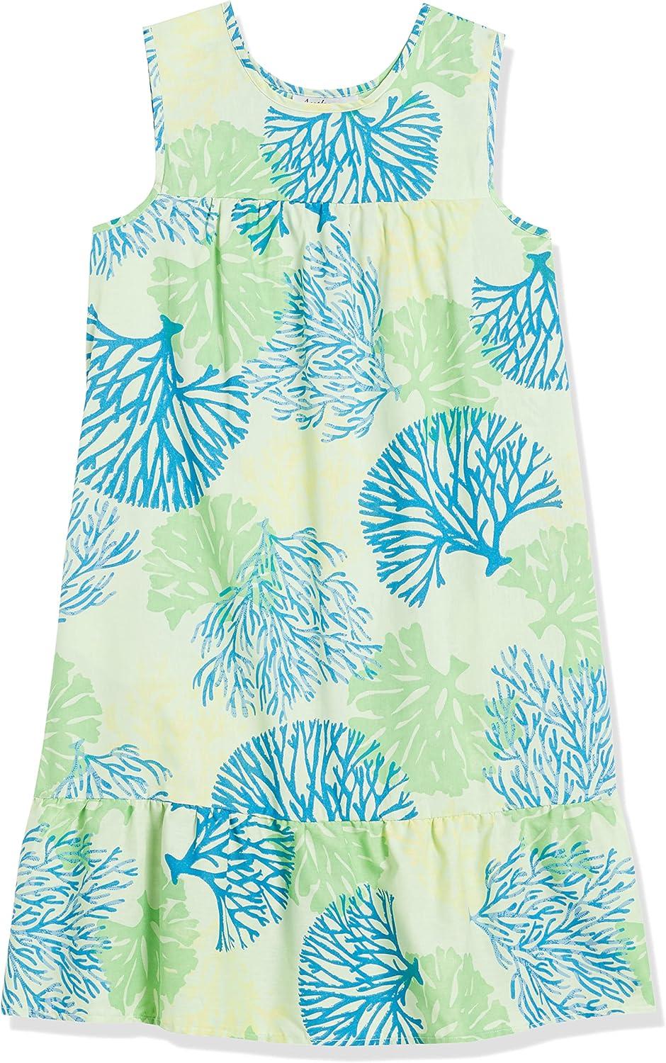imageAmeriMark Womens Breezy Casual Sundress Beach Coverup Sleeveless with Side PocketCoral Reef