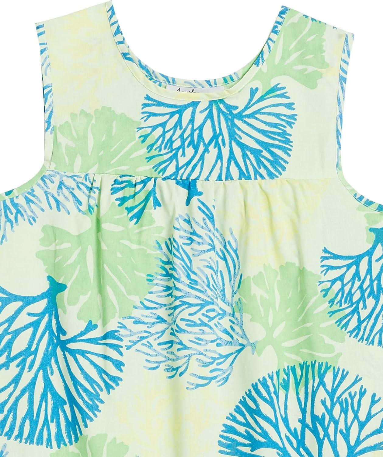 imageAmeriMark Womens Breezy Casual Sundress Beach Coverup Sleeveless with Side PocketCoral Reef
