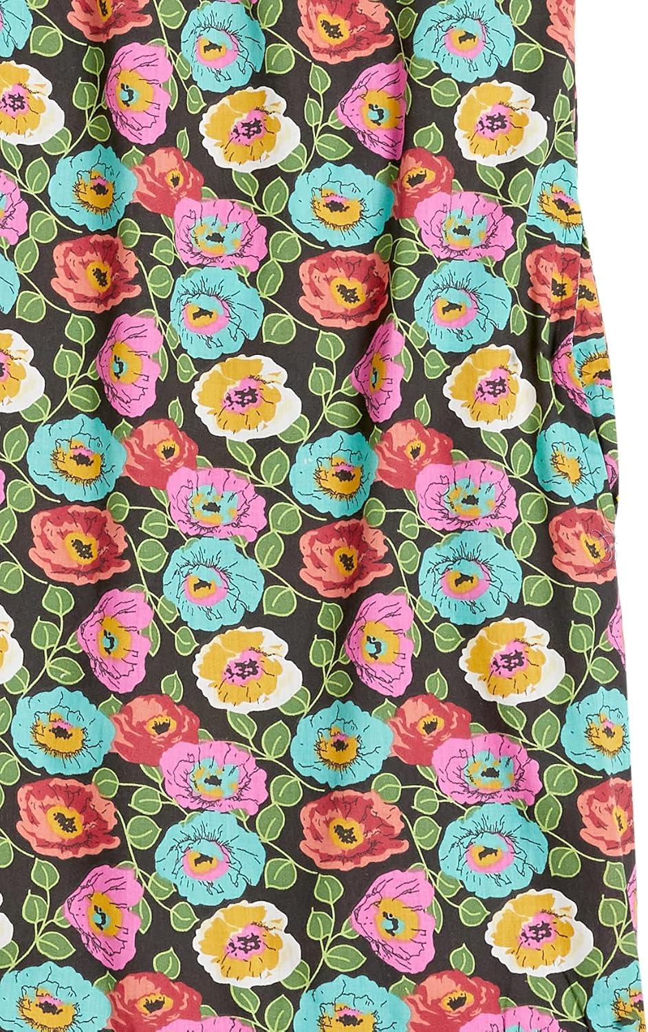 imageAmeriMark Womens Breezy Casual Sundress Beach Coverup Sleeveless with Side PocketMidnight Flower