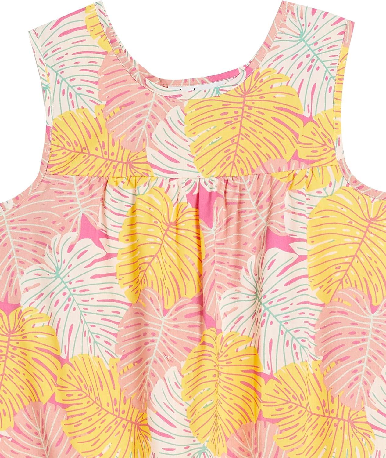 imageAmeriMark Womens Breezy Casual Sundress Beach Coverup Sleeveless with Side PocketPalms