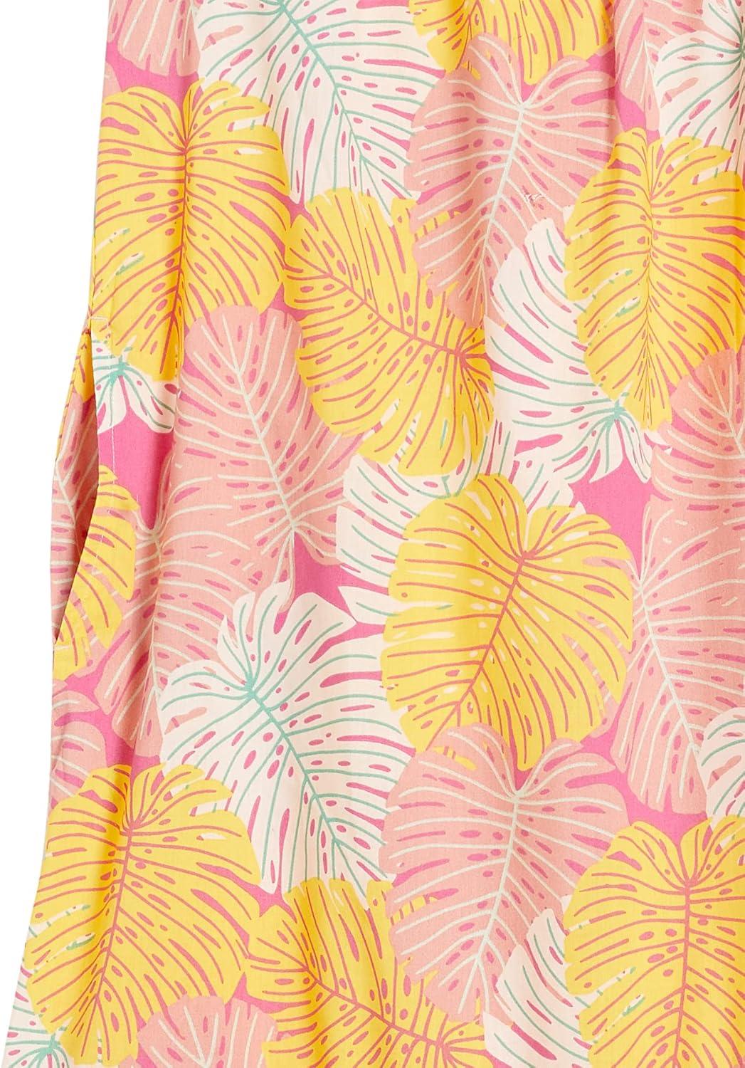 imageAmeriMark Womens Breezy Casual Sundress Beach Coverup Sleeveless with Side PocketPalms