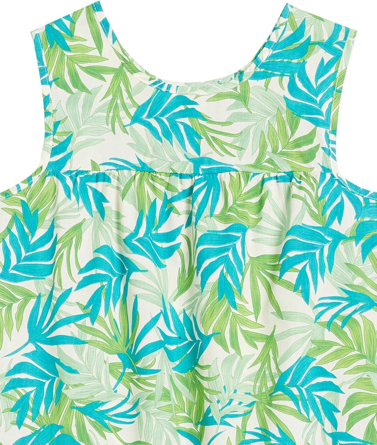 imageAmeriMark Womens Breezy Casual Sundress Beach Coverup Sleeveless with Side PocketTropical