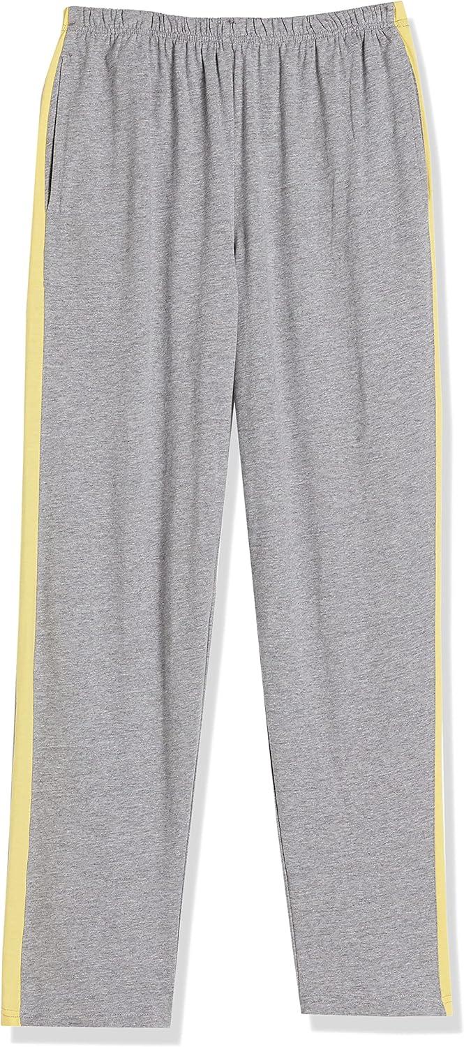 imageAmeriMark Womens Contrast Stripe Sweatpants PullOn Pants with PocketsGray Sunshine