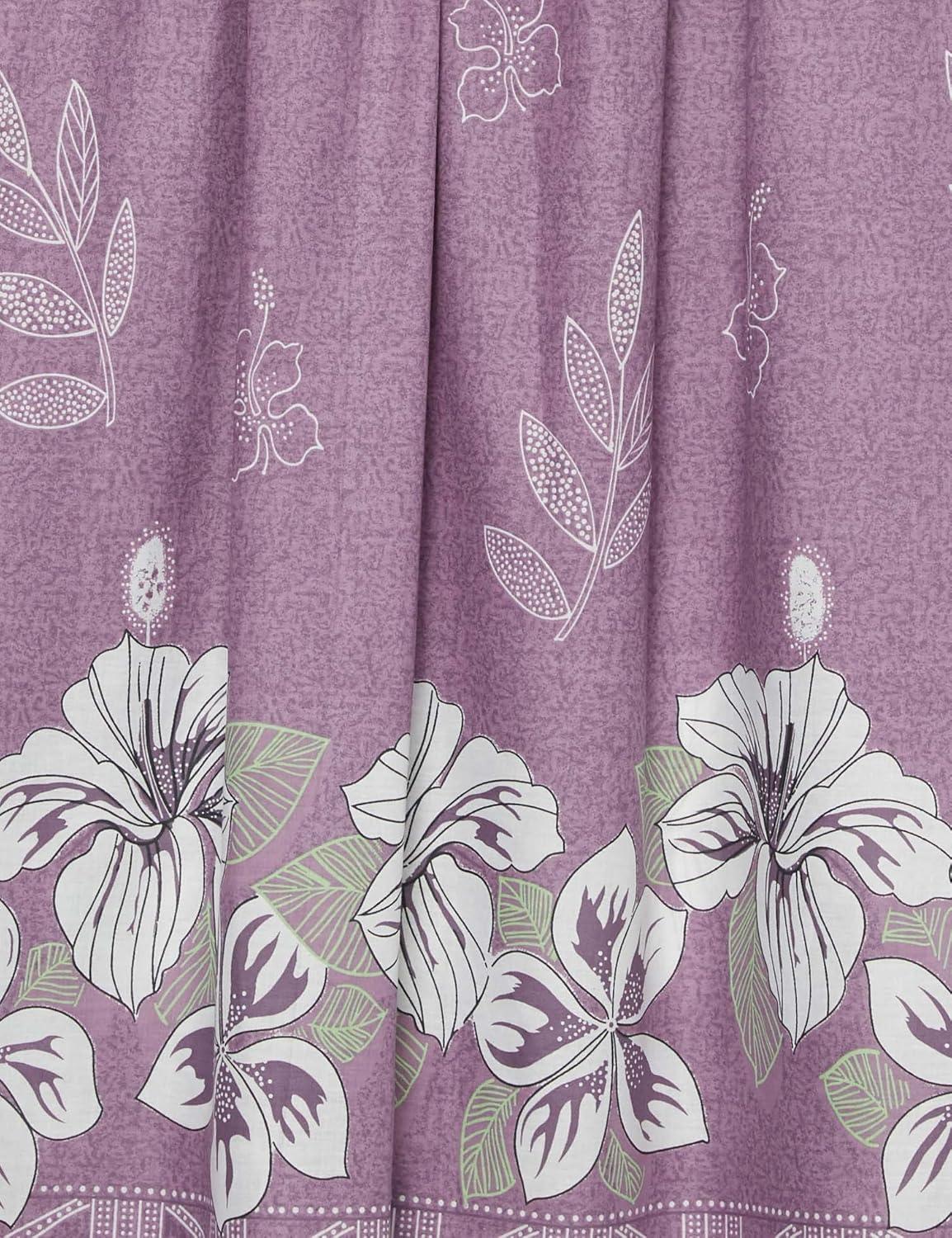 imageAmeriMark Womens Patio Dress Lounger Floral Print Border Short Sleeve amp PocketsViolet Mist