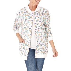 AmeriMark Women Fleece Snap Button Cardigan Sweatshirt Coat – Ladies Soft Lightweight Warm Long Sleeve Jacket with Pockets(Cactus)