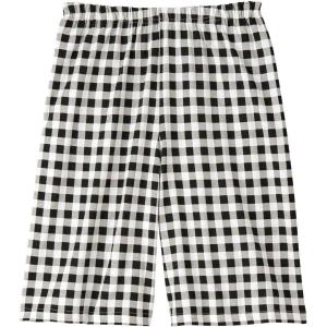AmeriMark Women’s Full Elastic Waist Athletic Bermuda Shorts – Ladies 100% Cotton Pull-On Golf Shorts with Pockets(Print)
