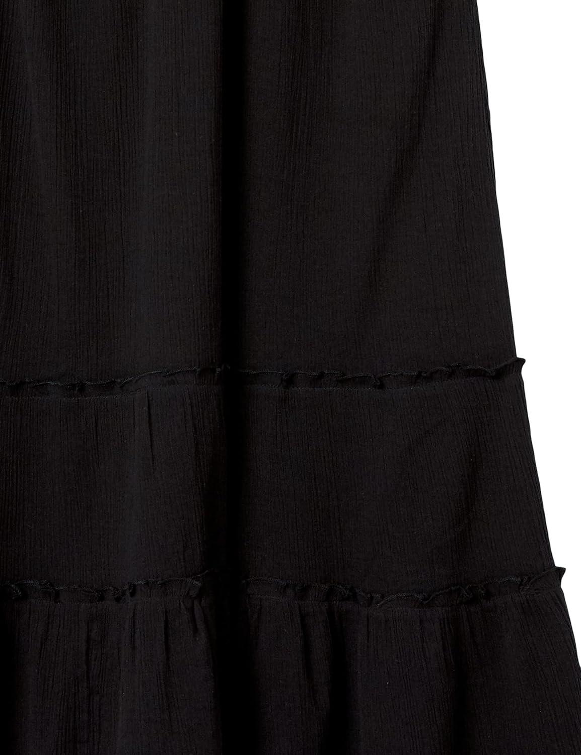 imageAnthony Richards Womens Crinkle Gauze Sun Dress 100 Cotton Sleeveless DressBlack