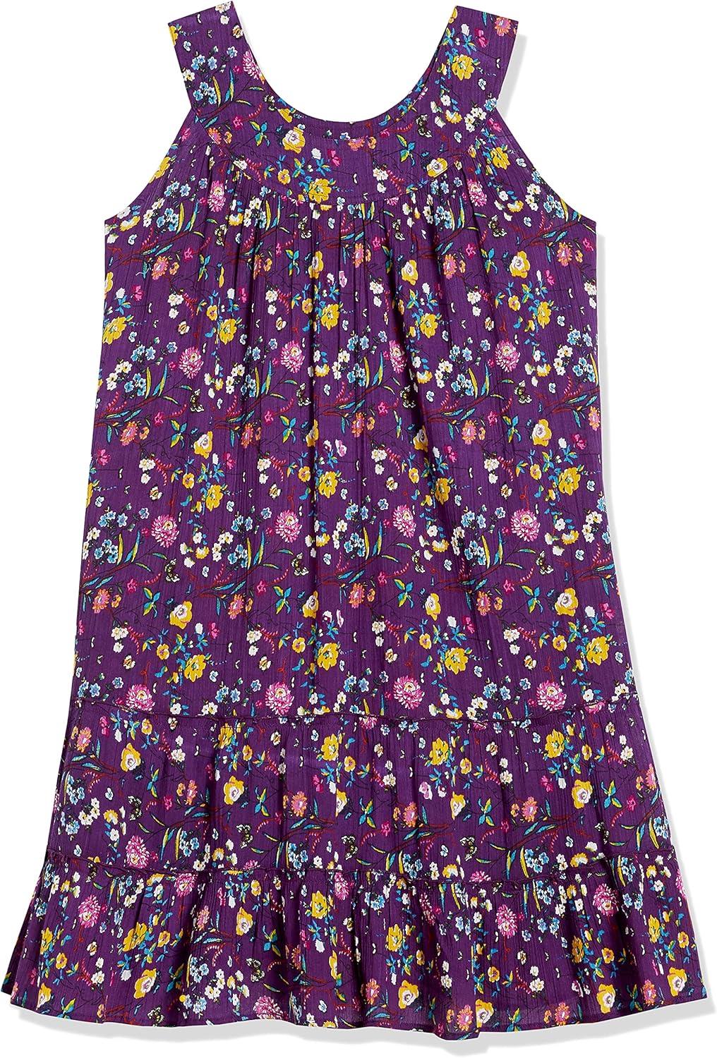 imageAnthony Richards Womens Crinkle Gauze Sun Dress 100 Cotton Sleeveless DressPurple