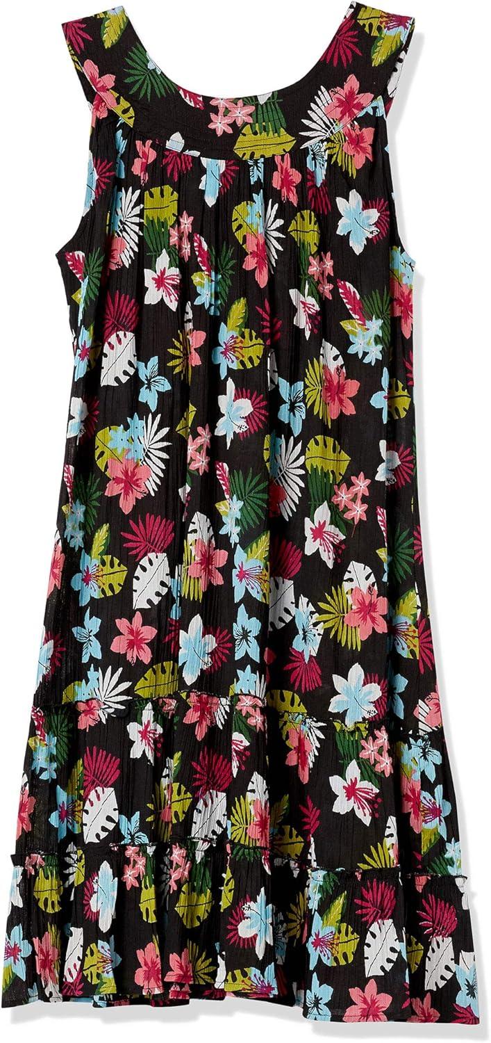 imageAnthony Richards Womens Crinkle Gauze Sun Dress 100 Cotton Sleeveless DressTropical