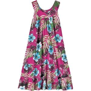 Anthony Richards Women’s Crinkle Gauze Sun Dress 100% Cotton Sleeveless Dress(Orchid Print)