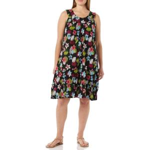Anthony Richards Women’s Crinkle Gauze Sun Dress 100% Cotton Sleeveless Dress(Tropical)