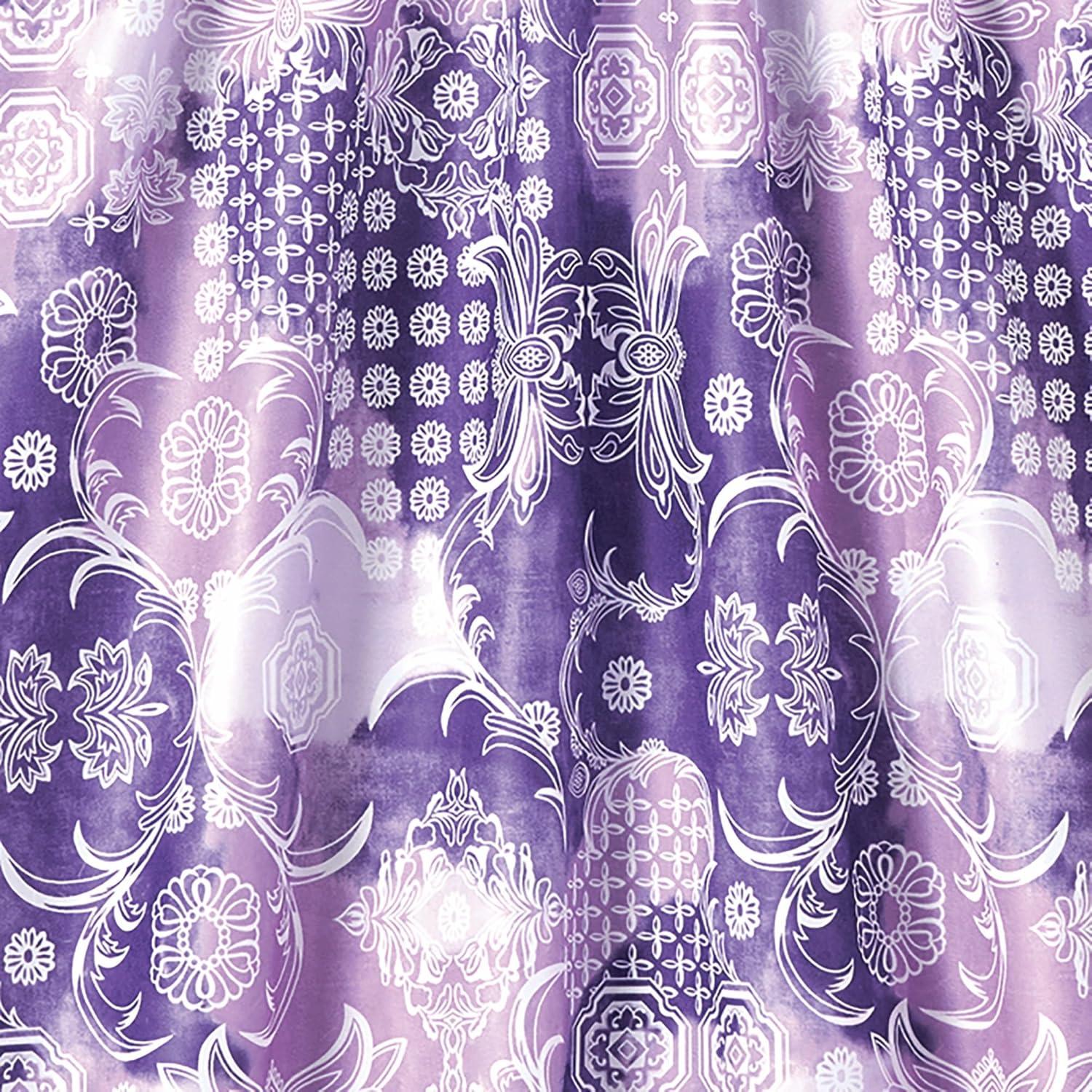 imageAmeriMark Casual Womens Patio Muumuu House Dress Loose Comfortable Short Sleeve Sun Dress Lounger Gown Sleepwear for LadiesViolet Paisley