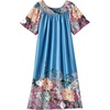 Teal Floral Paisley