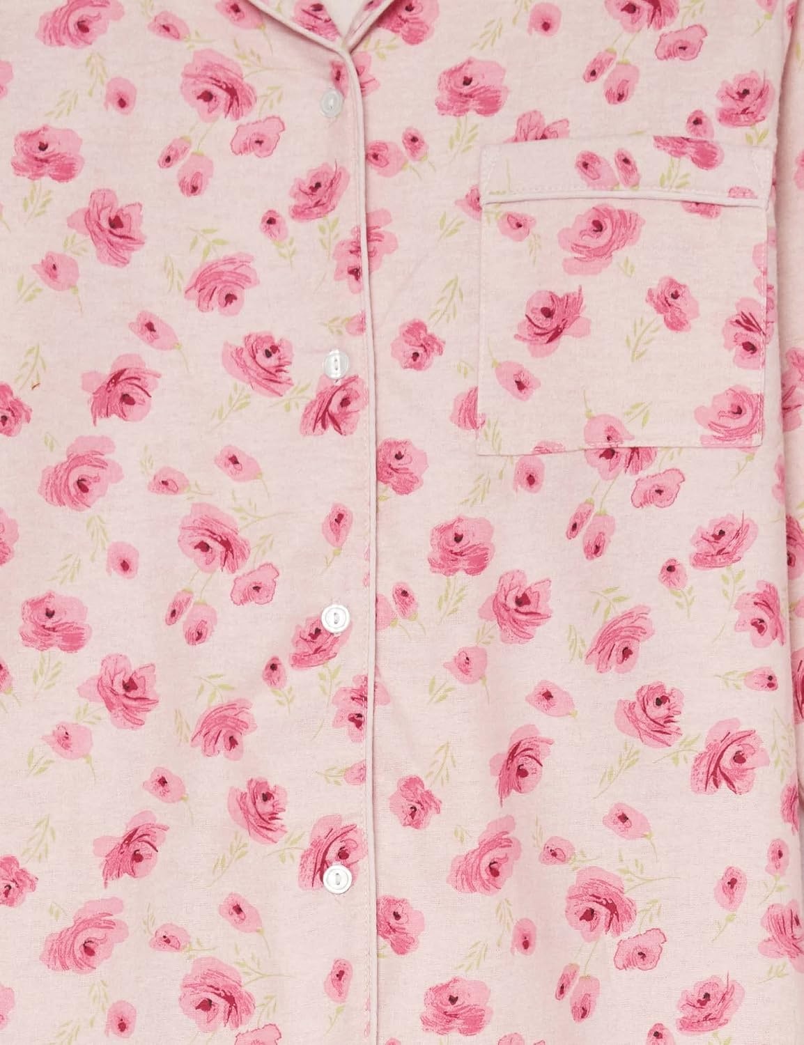 image:imageAmeriMark Cozee Corner Printed Flannel Pajama SetRose Floral