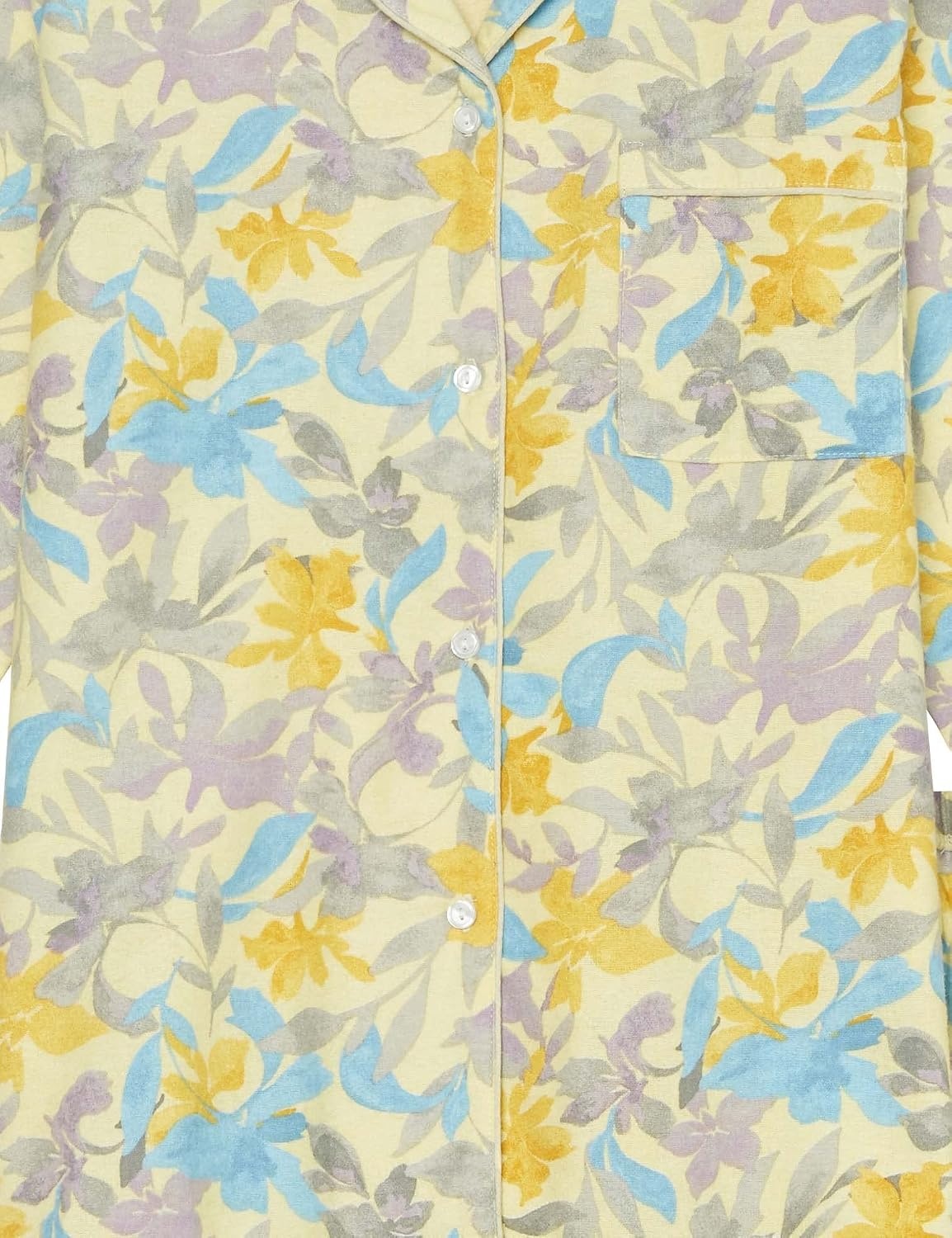 image:imageAmeriMark Cozee Corner Printed Flannel Pajama SetYellow Floral